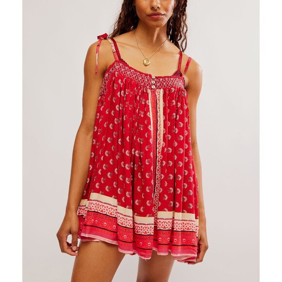 FREE PEOPLE Rule The World Romper / Ruby Combo - Picture 1 of 7